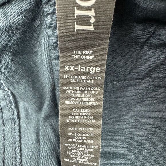 VUORI Ripstop Drawstring Pants Mens XXL Blue V412 Workout Active Lightweight Jog - Picture 3 of 9